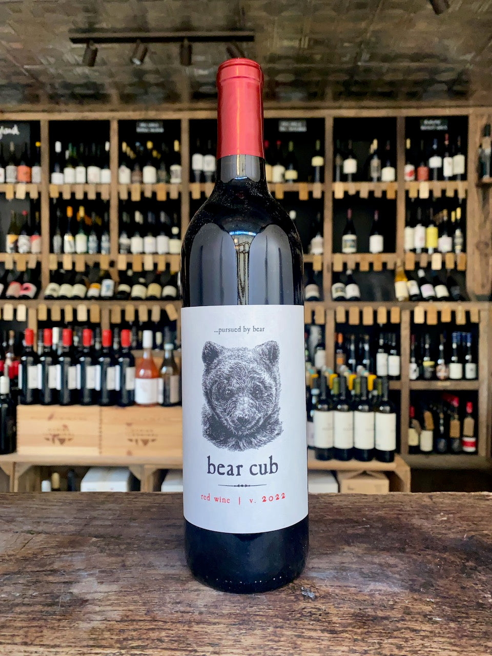 Bear Cub Red, Pursued by Bear