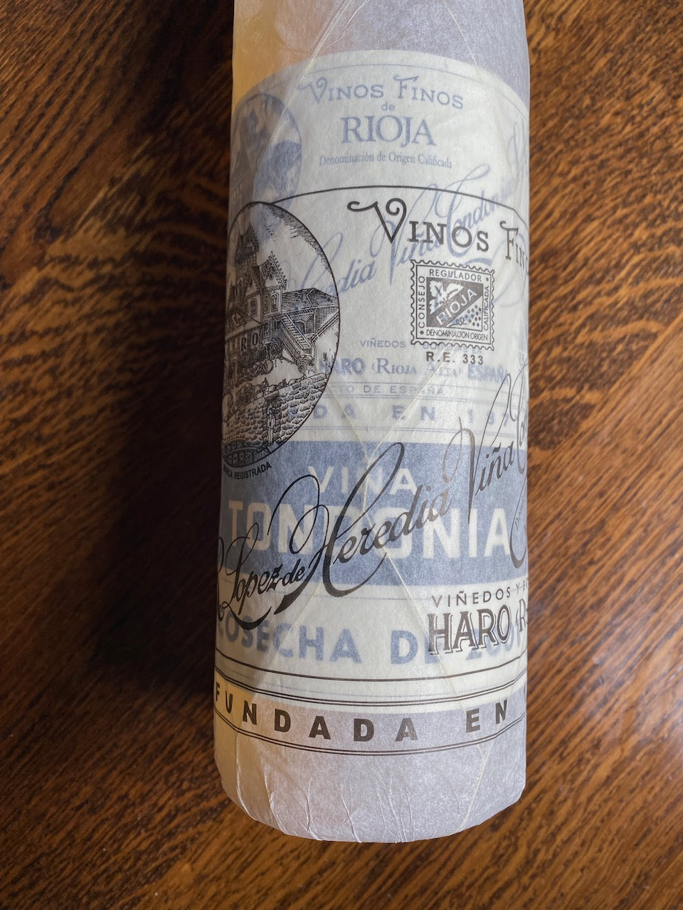 Viña Tondonia Gran Reserva blanco, Lopez de Heredia 2001