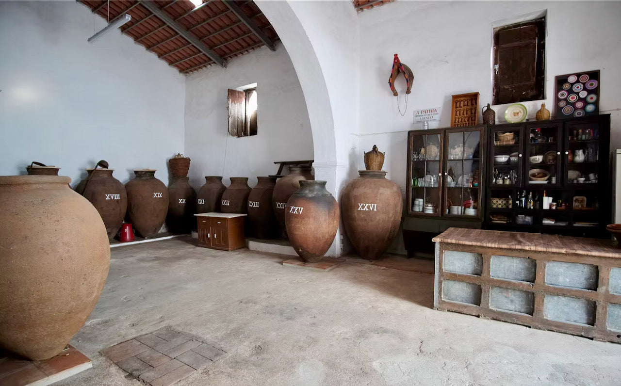 Interior of XXVI Talhas winery