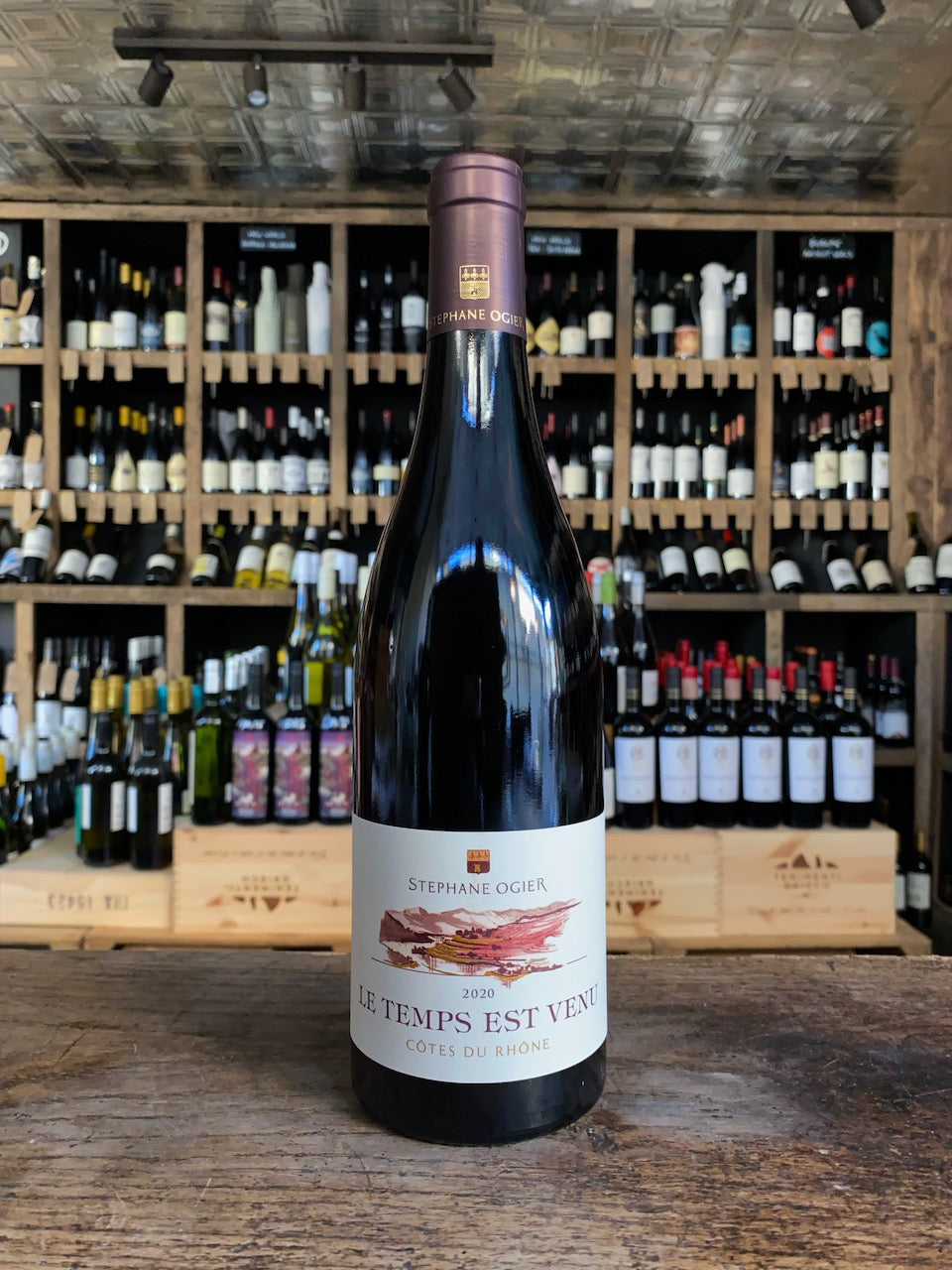 Le Temps est Venu, Cotes du Rhone, Stephane Ogier