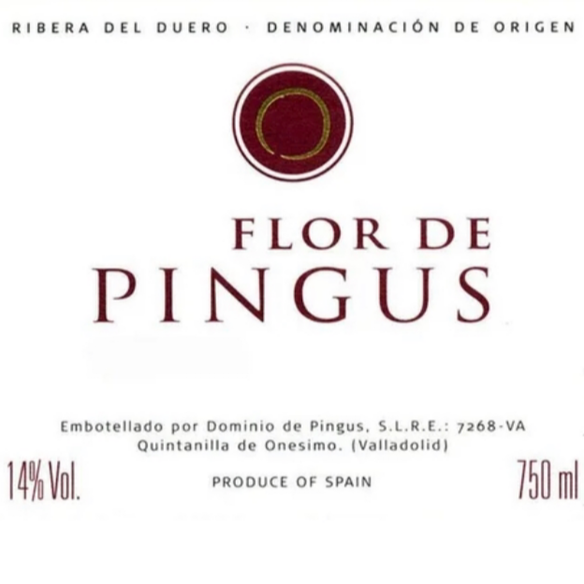 Flor de Pingus 2016 Ribera del Duero